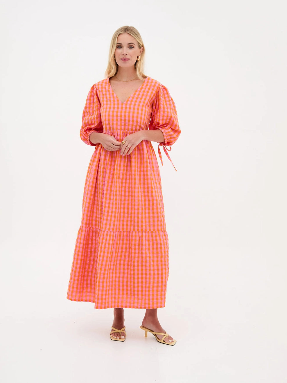 Heliotique Lina Check Dress