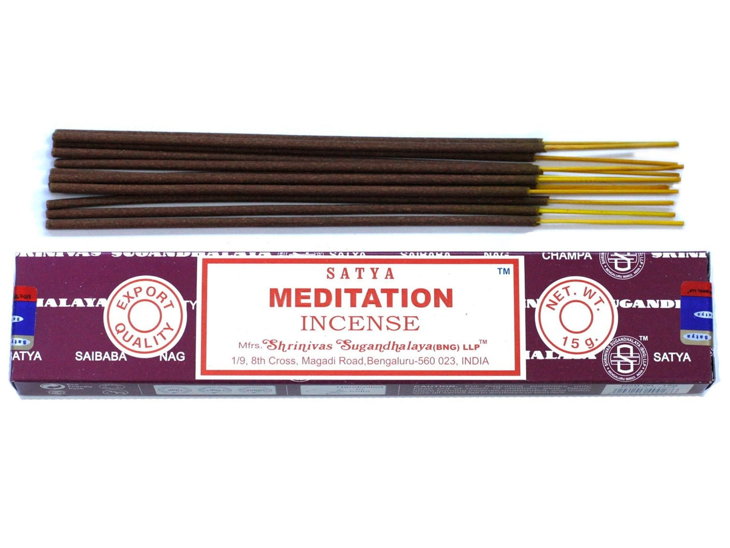 Heliotique Meditation Nag Champa Incense Sticks