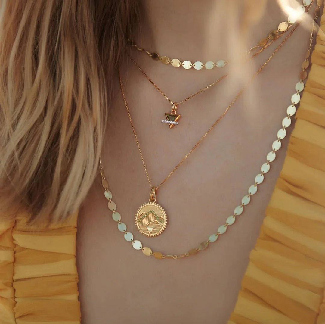 Heliotique | Rachel Jackson Elements Earth Art Coin Necklace