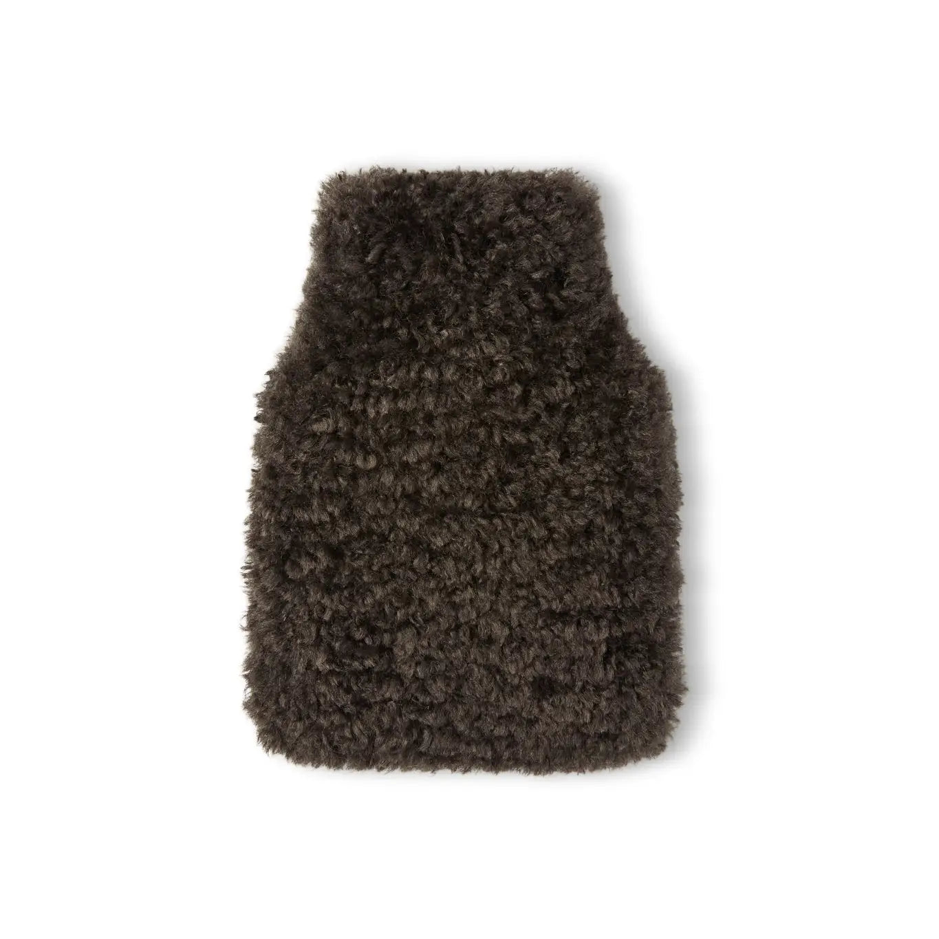 Heliotique | Chalk Curly Fluffy Hot Water Bottle - Cocoa