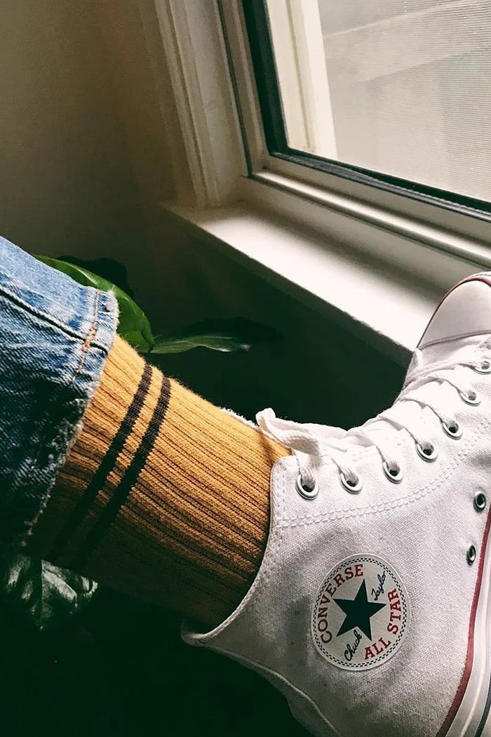 Heliotique | Le Bon Shoppe Boyfriend Socks - Biscotti