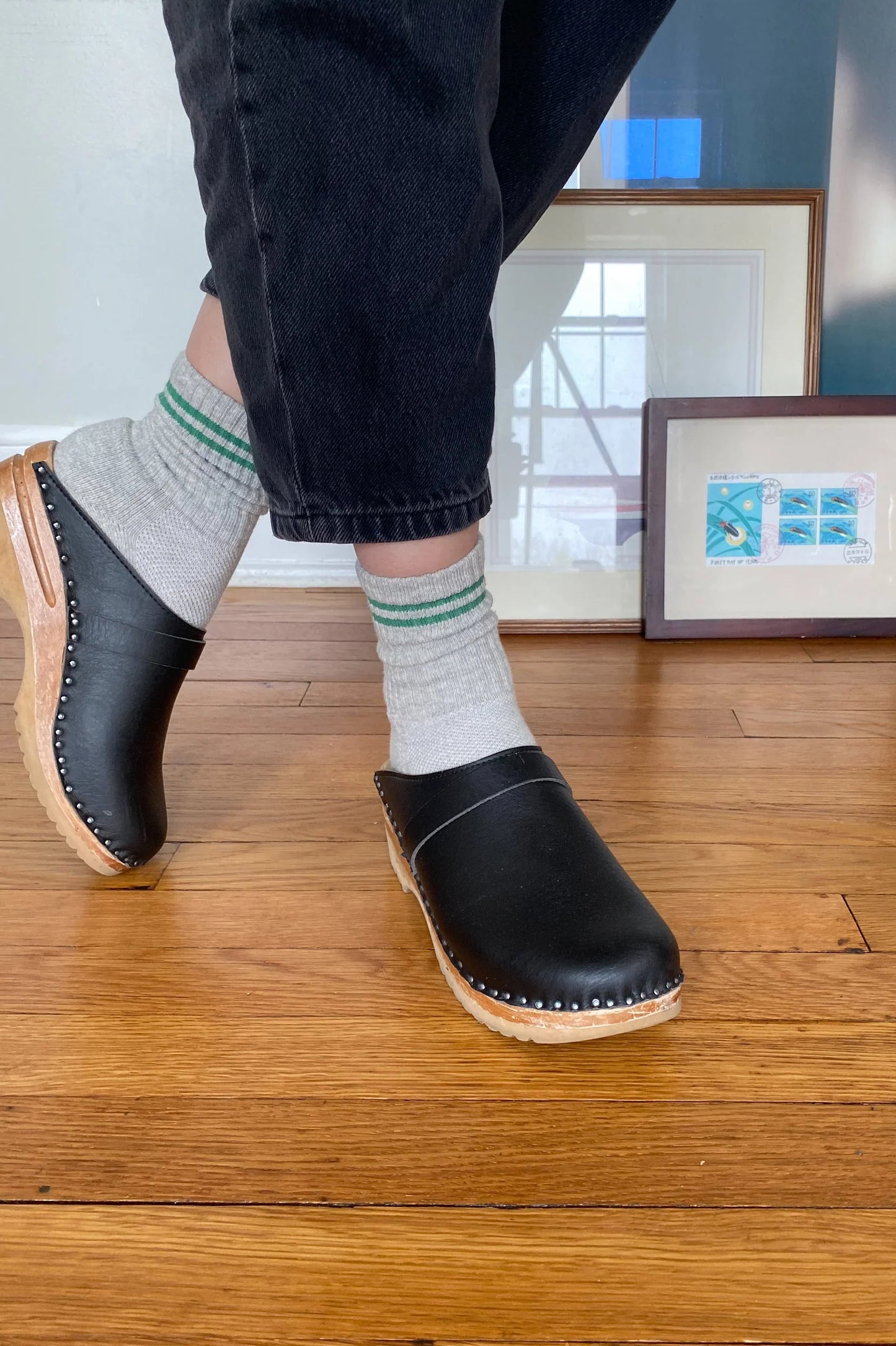 Heliotique | Boyfriend Socks - Light Grey