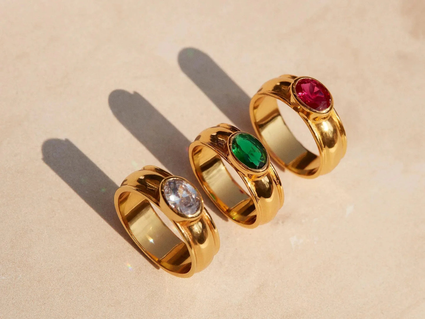 Heliotique | Shyla Juniper Ring - Ruby Red