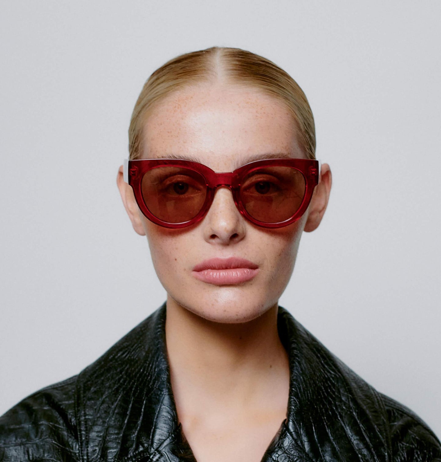 Heliotique | A.Kjaerbede Lilly Sunglasses in Red Transparent