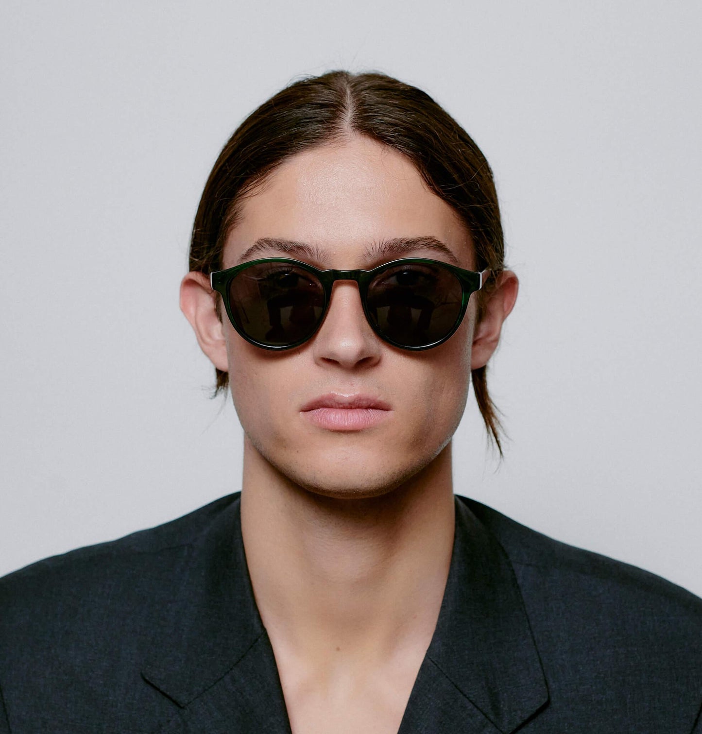 Heliotique Marvin Sunglasses - Green Marble Transparent