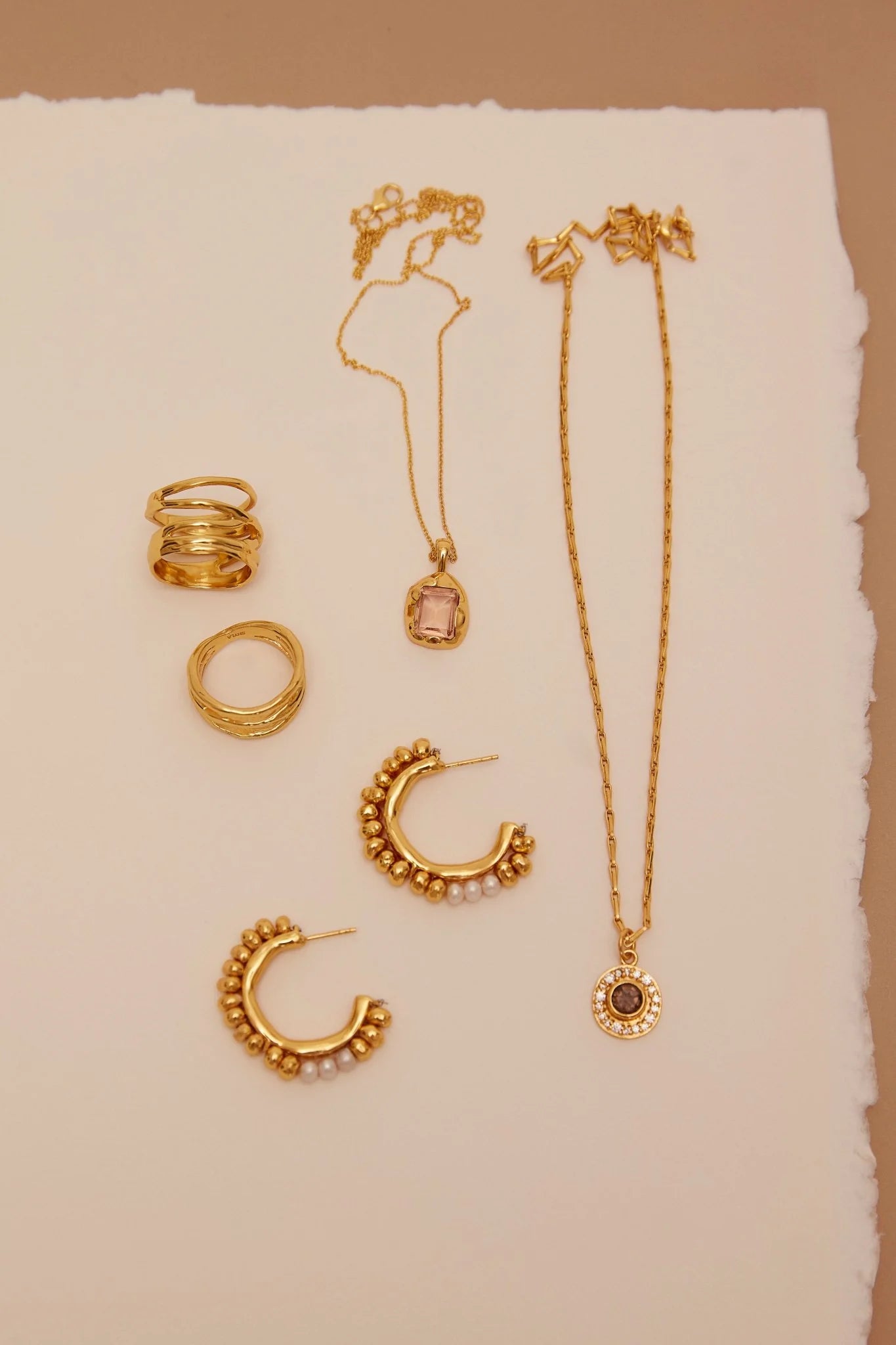 Heliotique Medina Necklace - Champagne