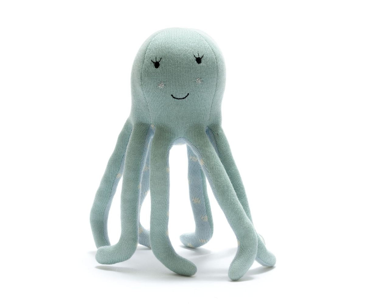 Heliotique Knitted Octopus Soft Toy