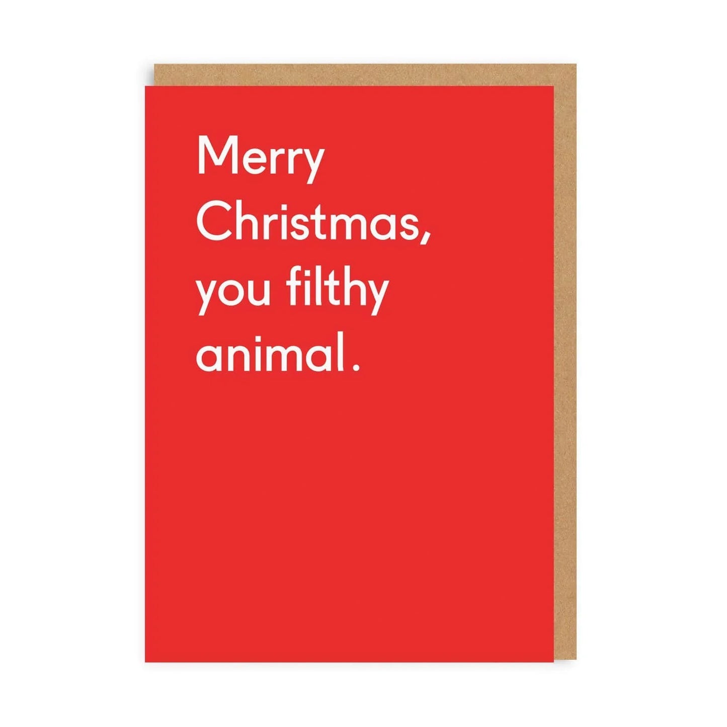 Heliotique | Ohh Deer Merry Christmas You Filthy Animal Card