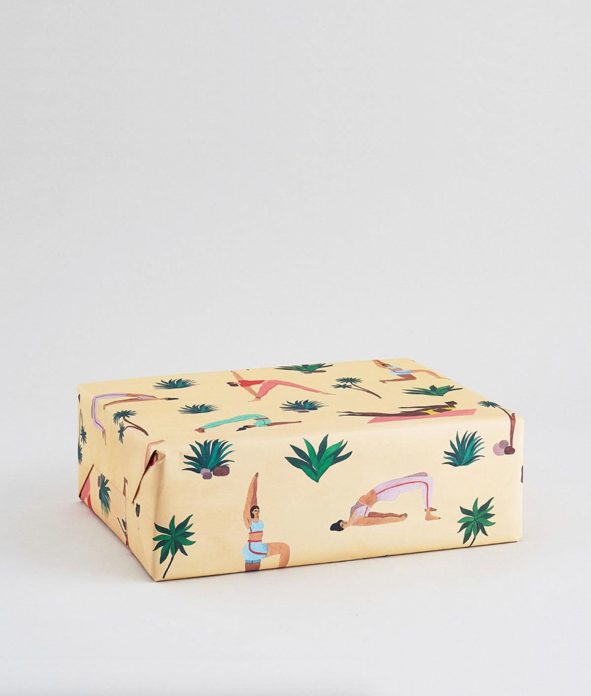 Heliotique Yoga Wrapping Paper