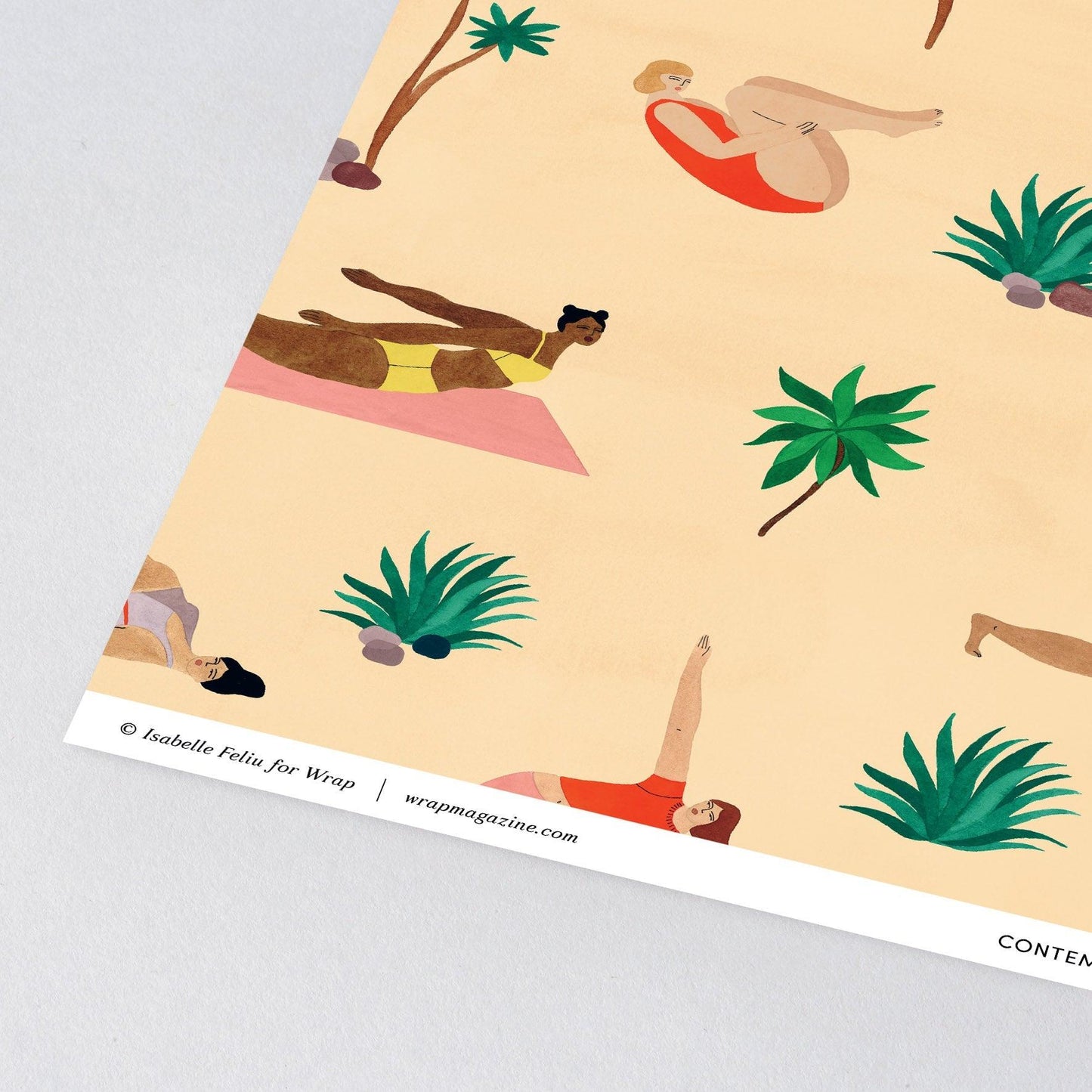 Heliotique Yoga Wrapping Paper