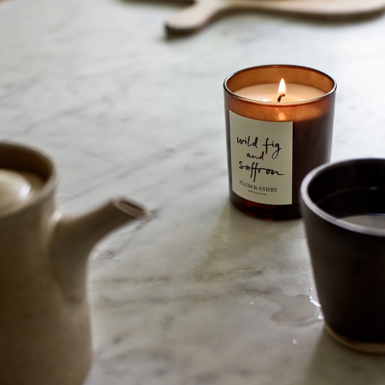 Heliotique Wild Fig & Saffron Scented Candle