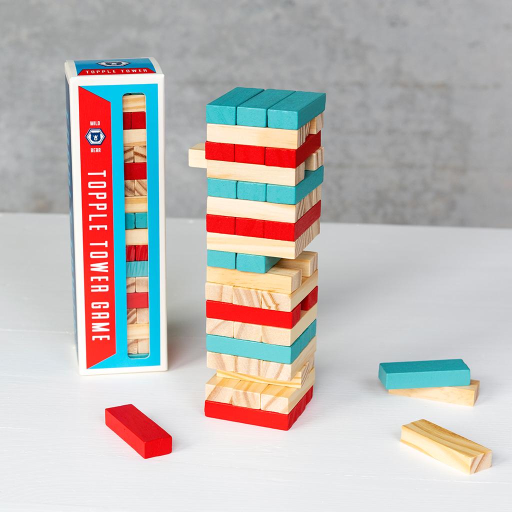 Heliotique | Rex London Mini Wooden Topple Tower