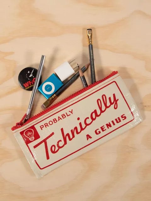 Heliotique | Blue Q Probably A Genius Pencil Case