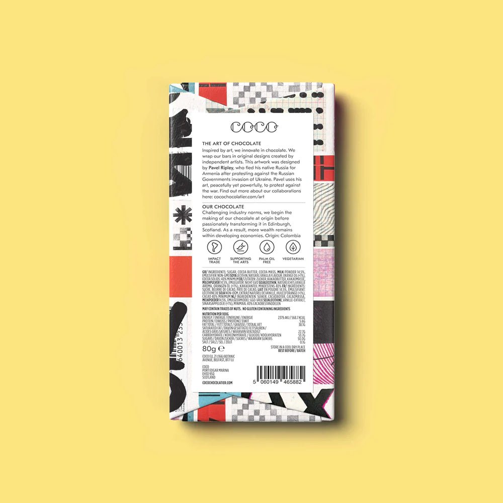 Heliotique Orange Milk Chocolate