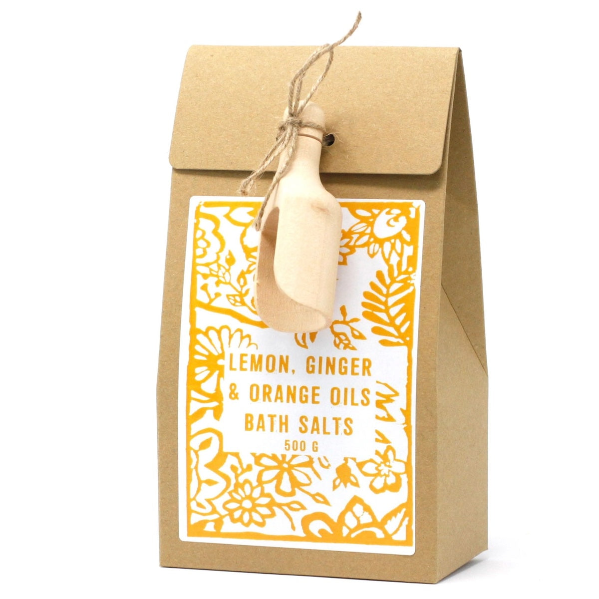 Bath Salts 500g - Lemon, Ginger & Orange Oils