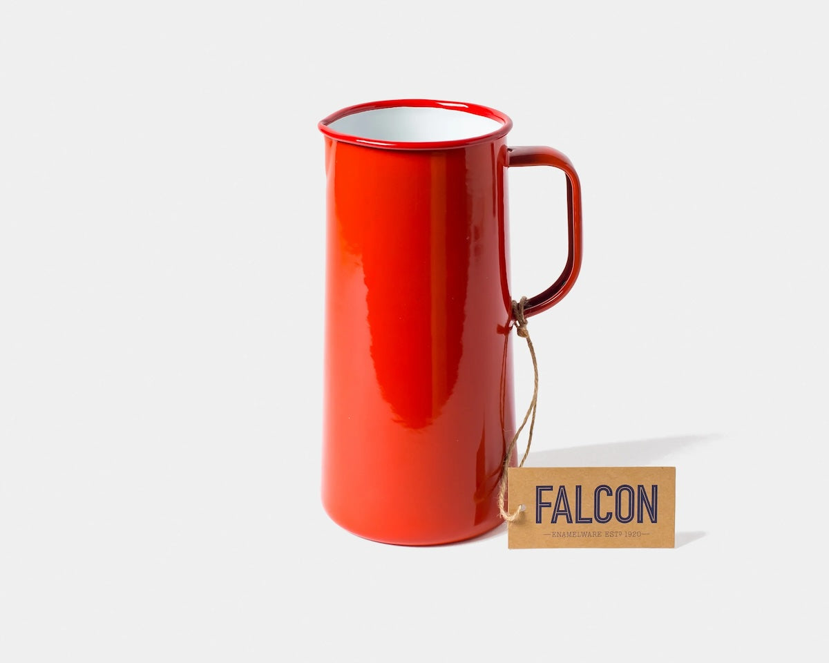 Heliotique | Falcon Enamelware Enamel Jug - Pillarbox Red