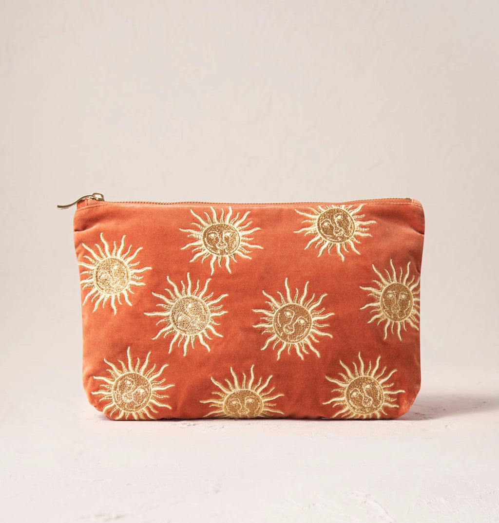 Heliotique | Elizabeth Scarlett Sun Goddess Everyday Pouch - Rust