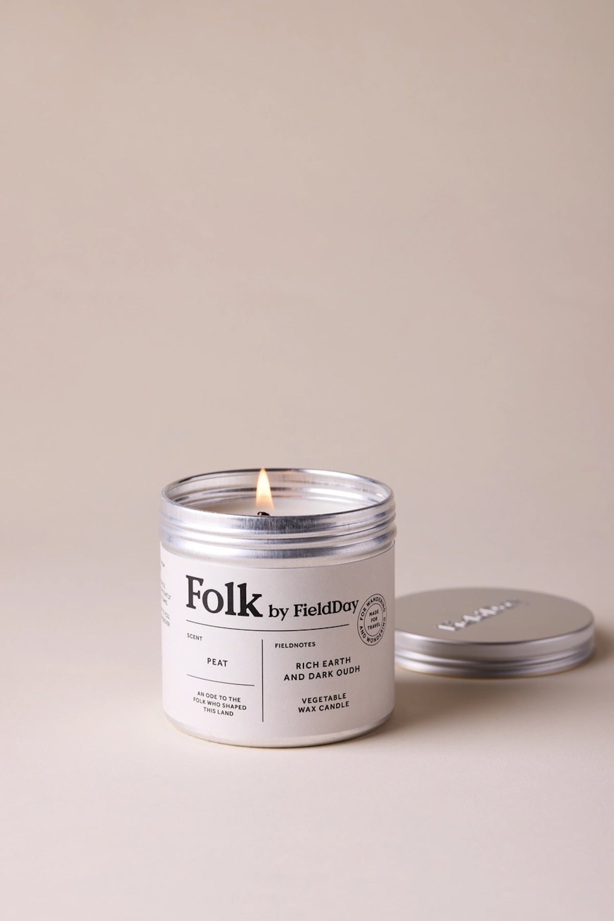 Heliotique Folk Tin Candle - Peat