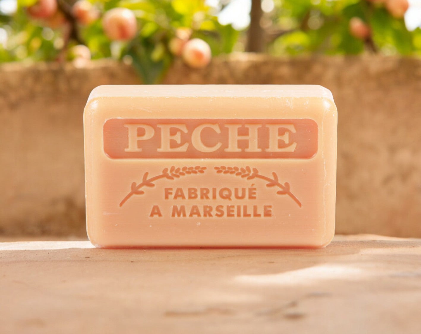 Heliotique Peche (Peach) French Soap Bar