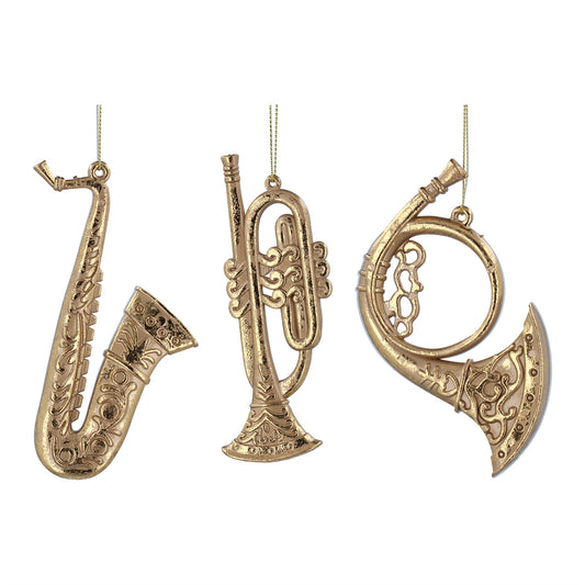 Heliotique | Gisela Graham Gold Musical Instrument Decoration