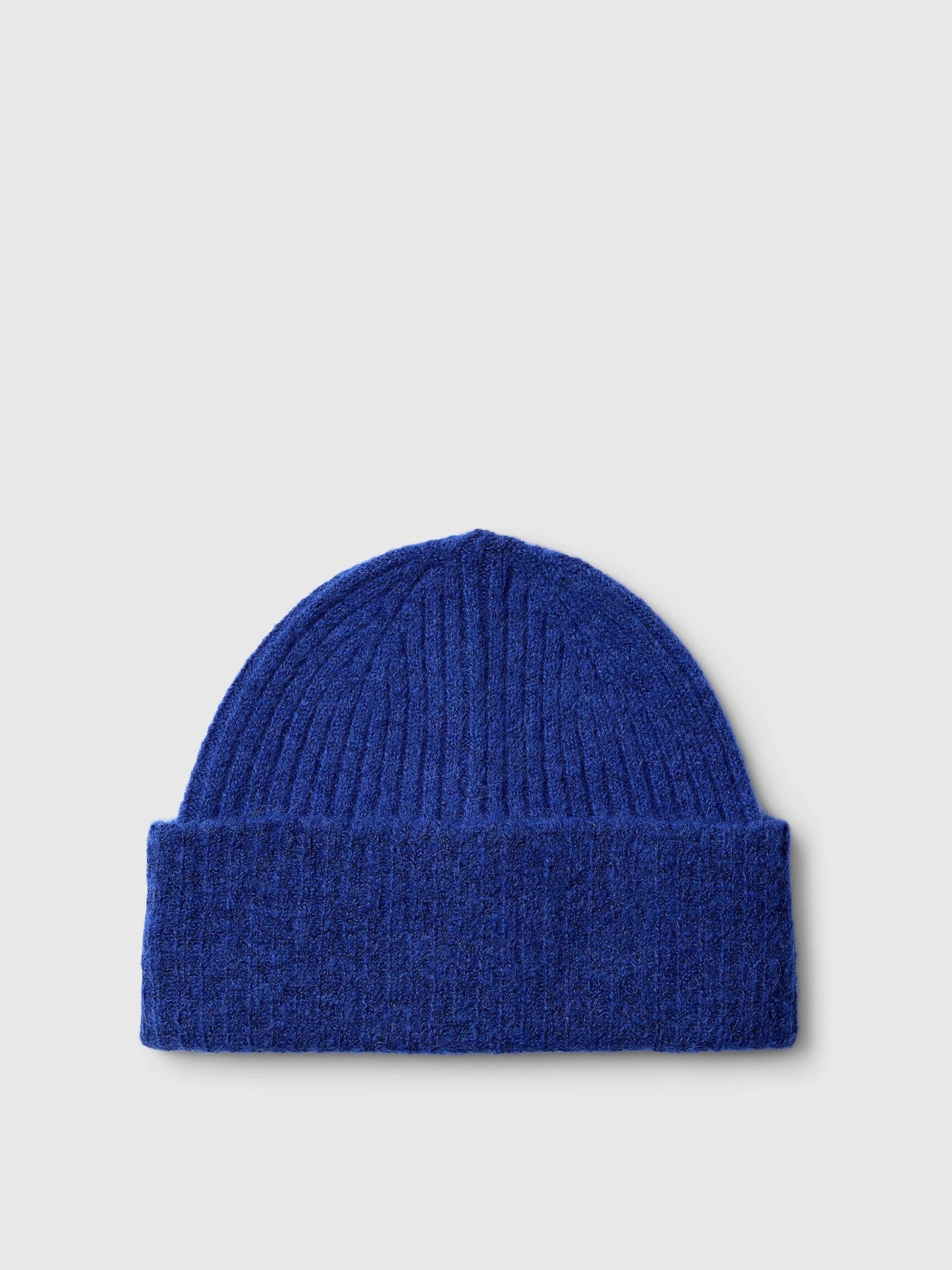 Heliotique | Selected Femme Wool Blend Beanie - Cobalt Blue
