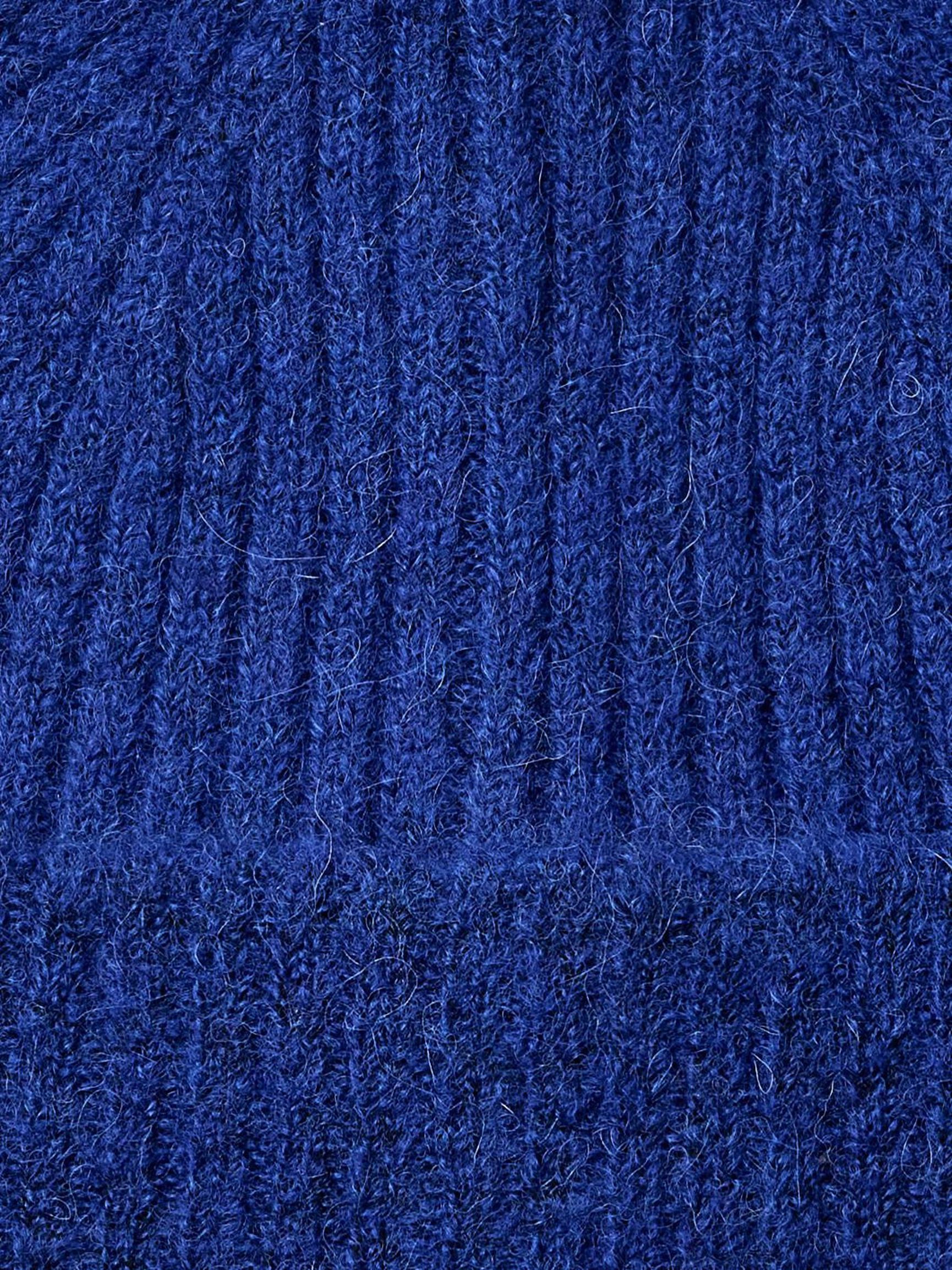 Heliotique | Selected Femme Wool Blend Beanie - Cobalt Blue