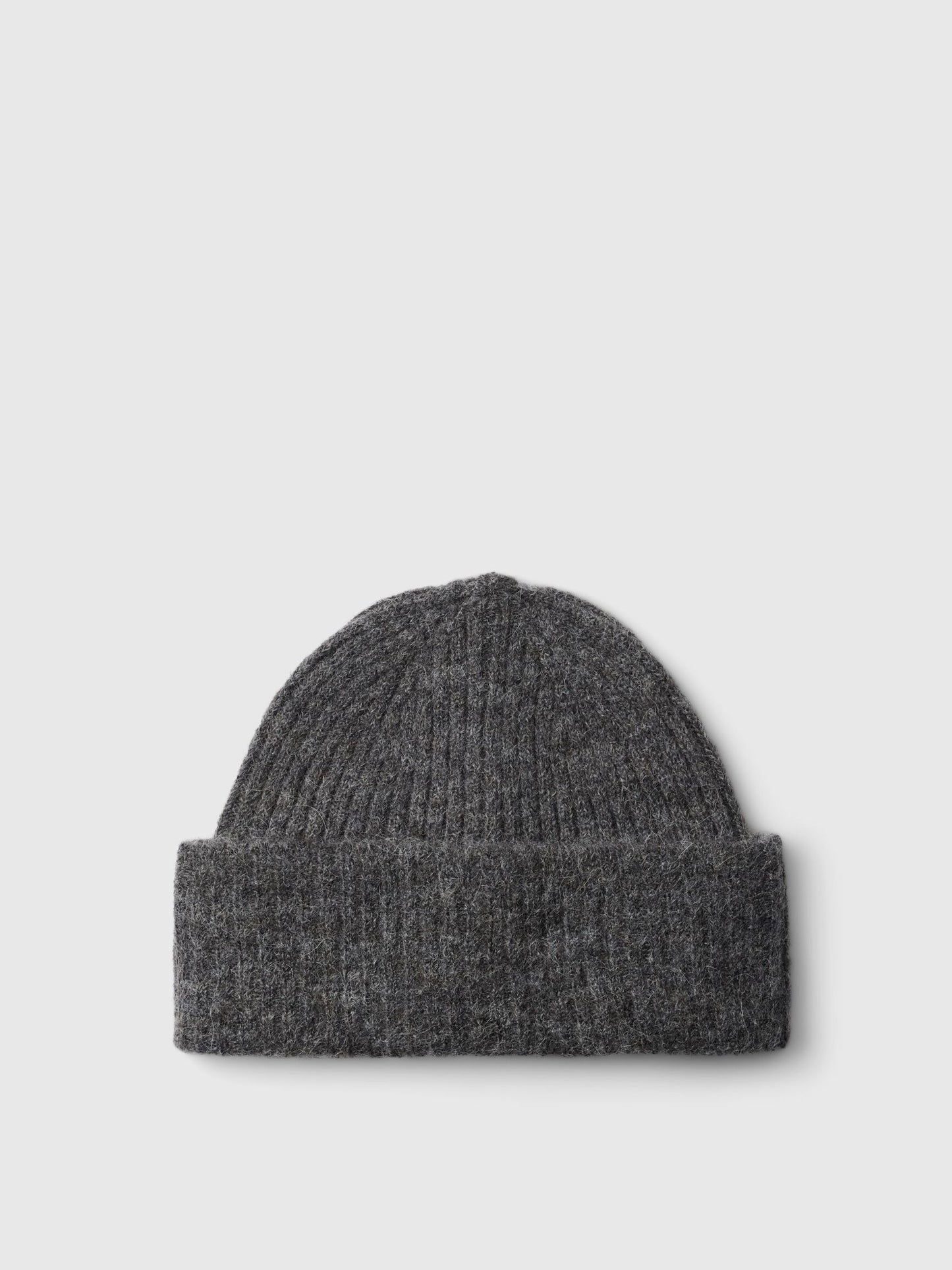 Heliotique | Selected Femme Wool Blend Beanie - Medium Grey Melange