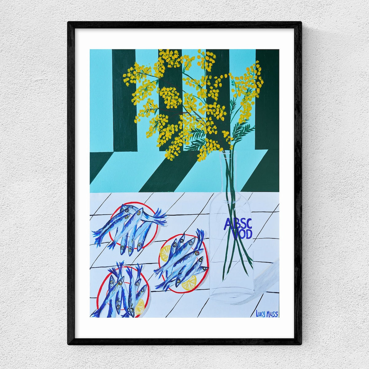 Heliotique | East End Pints Fish & Mimosa A3 Print