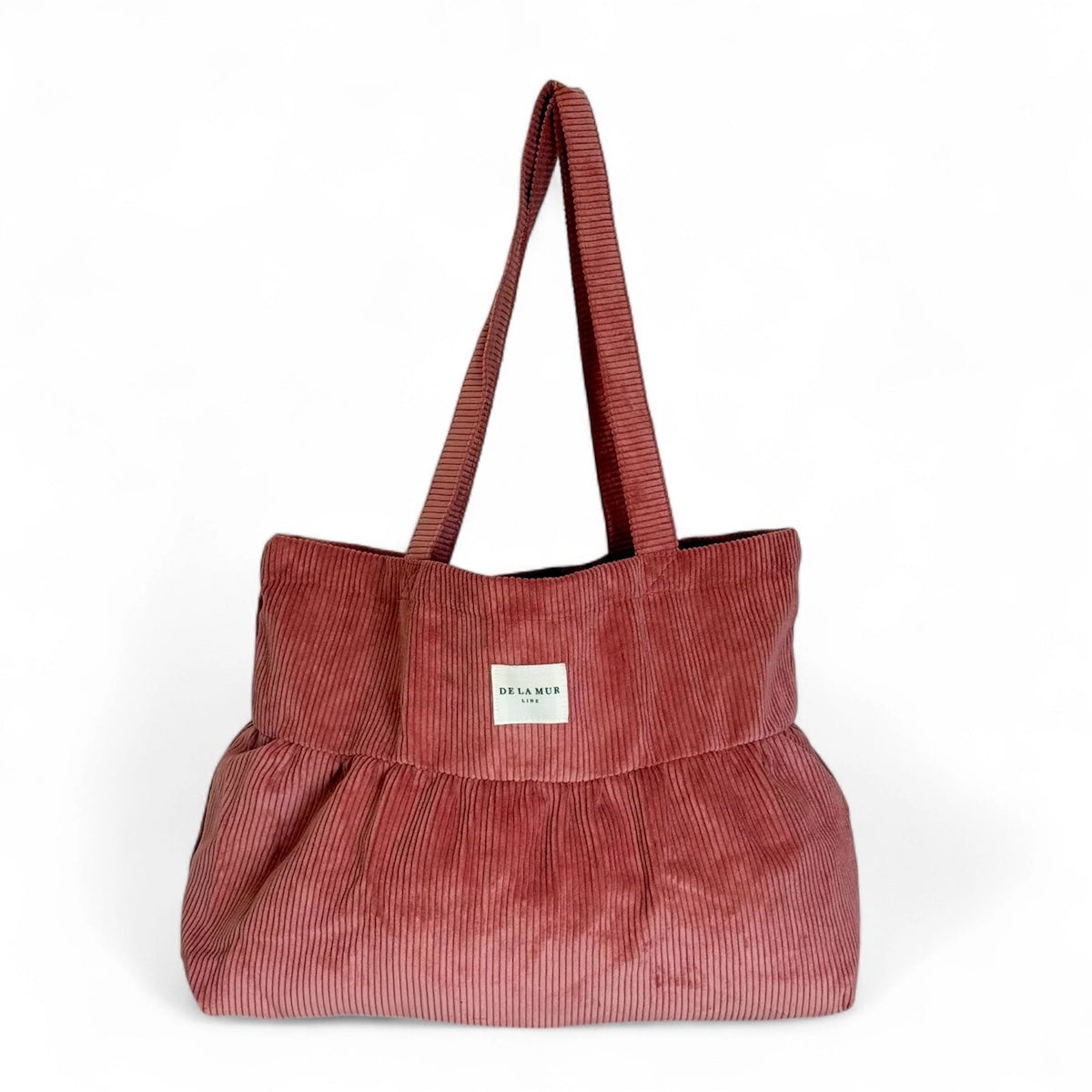 Coral Ruffled Bag