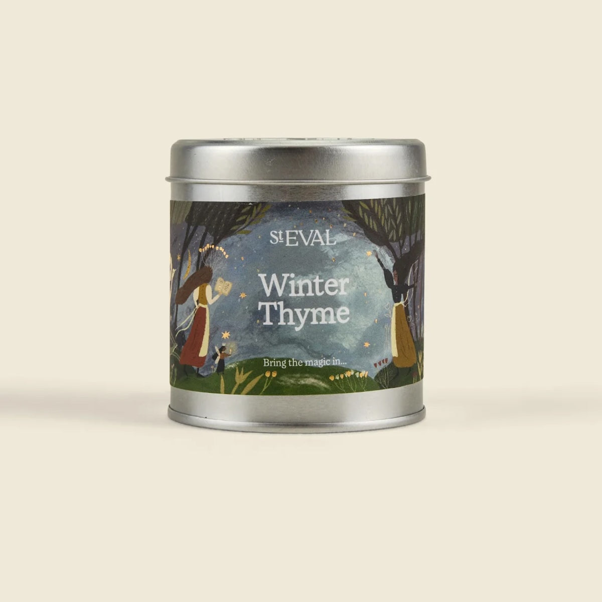 Winter Thyme Christmas Scented Tin Candle