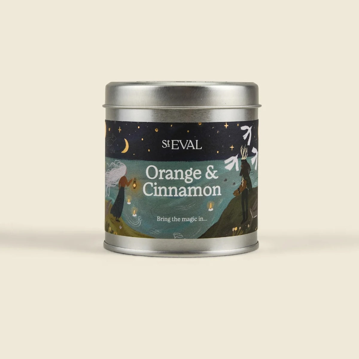 Orange & Cinnamon Christmas Scented Tin Candle