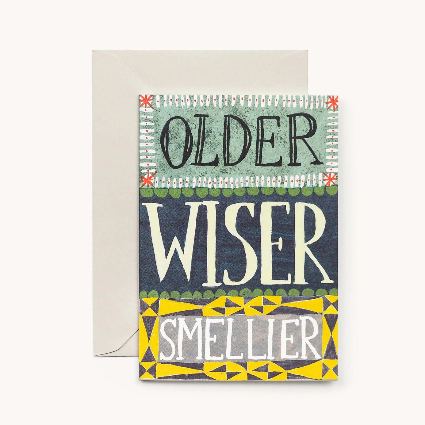 Heliotique Older, Wiser, Smellier Card
