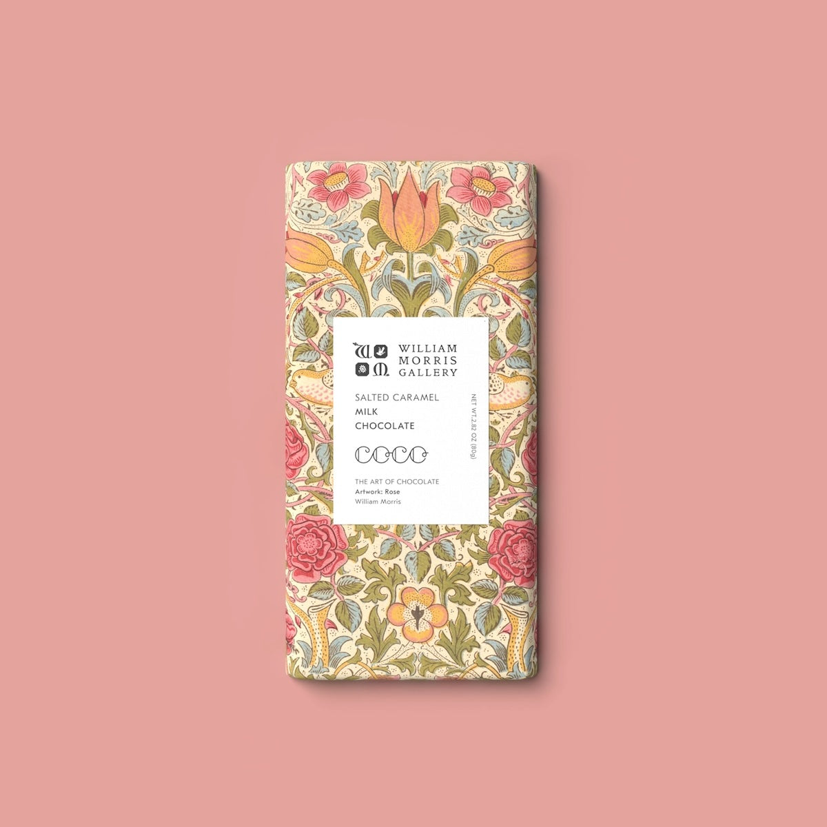 William Morris Limited Edition Salted Caramel Milk Chocolate