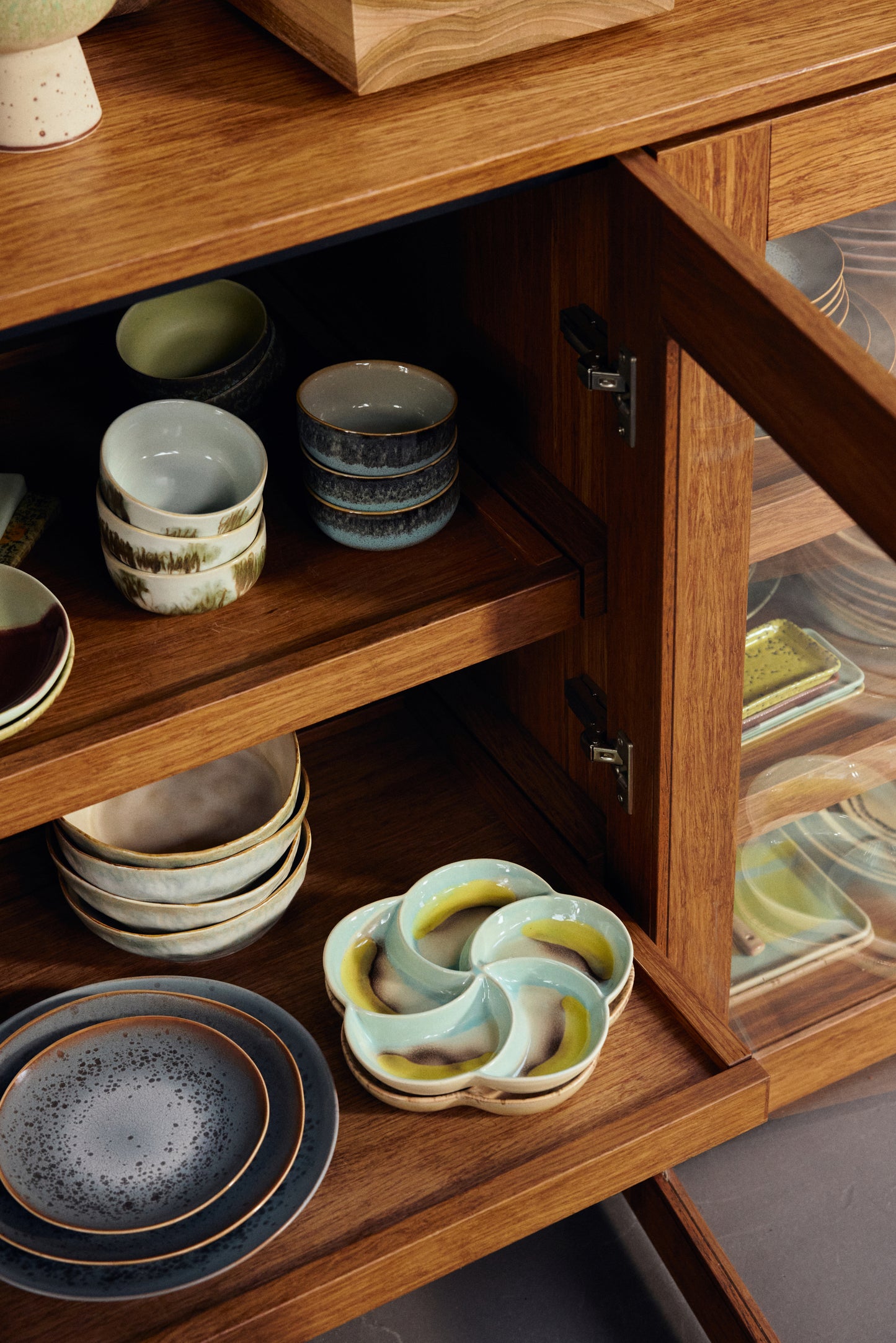 70's Ceramic Snack Tray - Glint