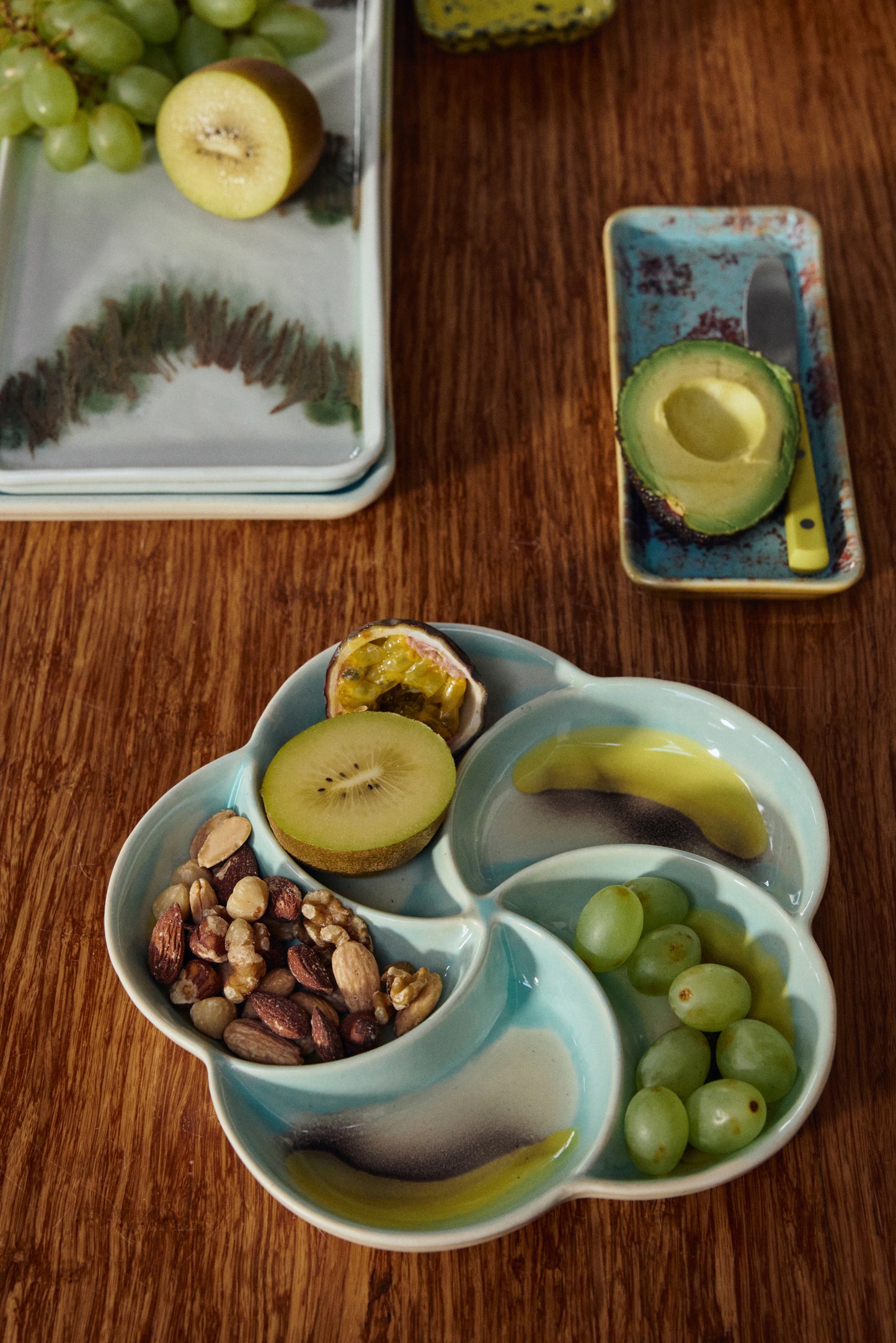 70's Ceramic Snack Tray - Glint