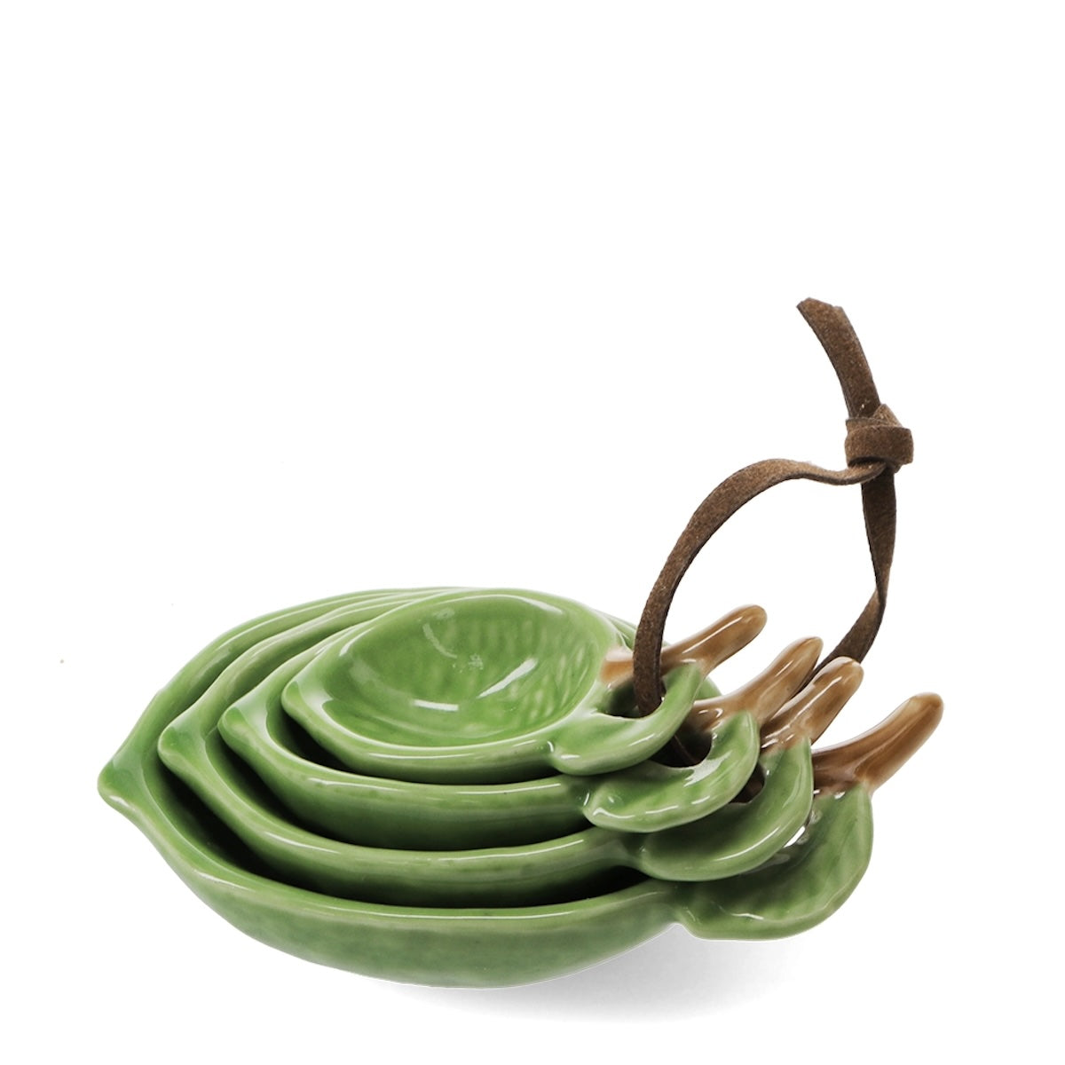 Heliotique Ceramic Measuring Spoons - Lime