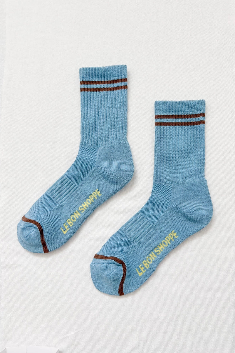 Heliotique | Le Bon Shoppe Boyfriend Socks - Powder Blue