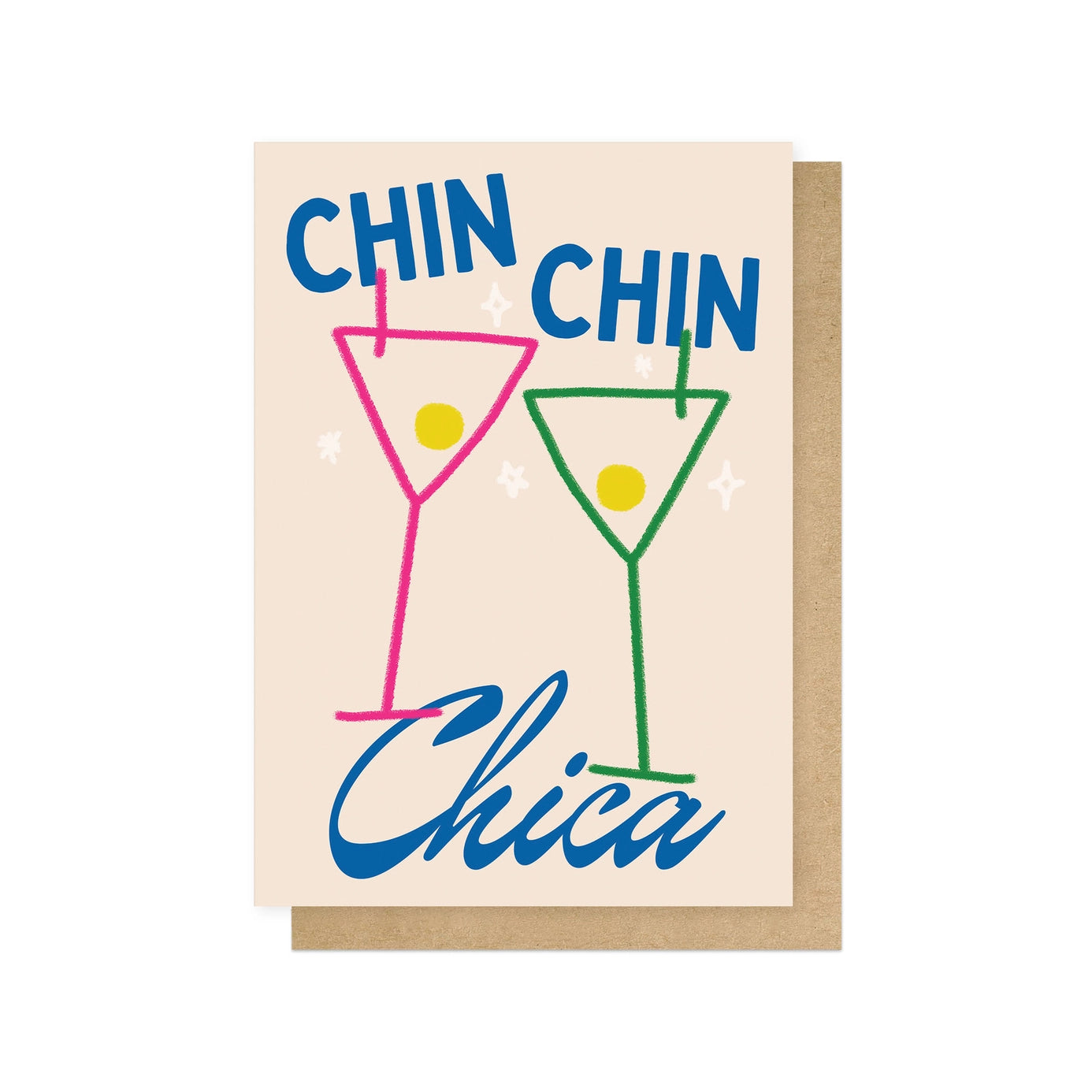 Heliotique Chin Chin Chica Card