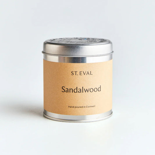 Heliotique Sandalwood Scented Tin Candle