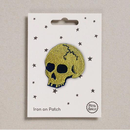 Heliotique | Petra Boase Iron On Patch - Skull