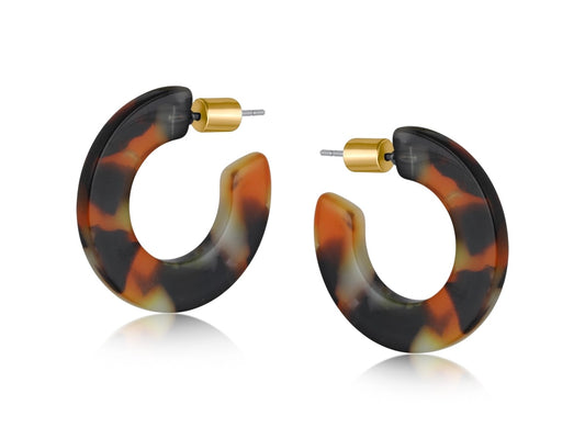 Hortense Flat Oval Hoops