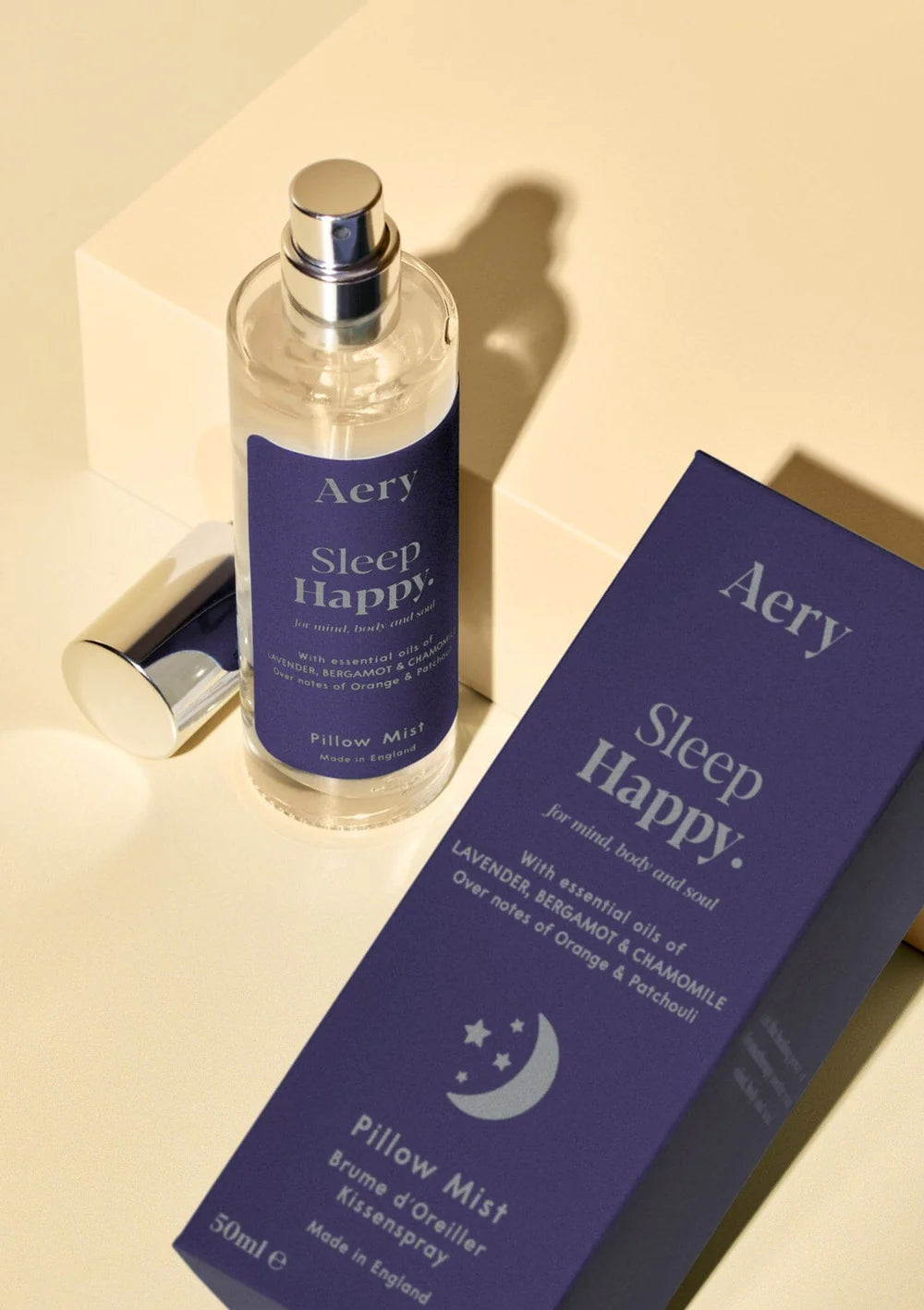 Aery Sleep Happy Pillow Mist - Lavender, Bergamot & Chamomile