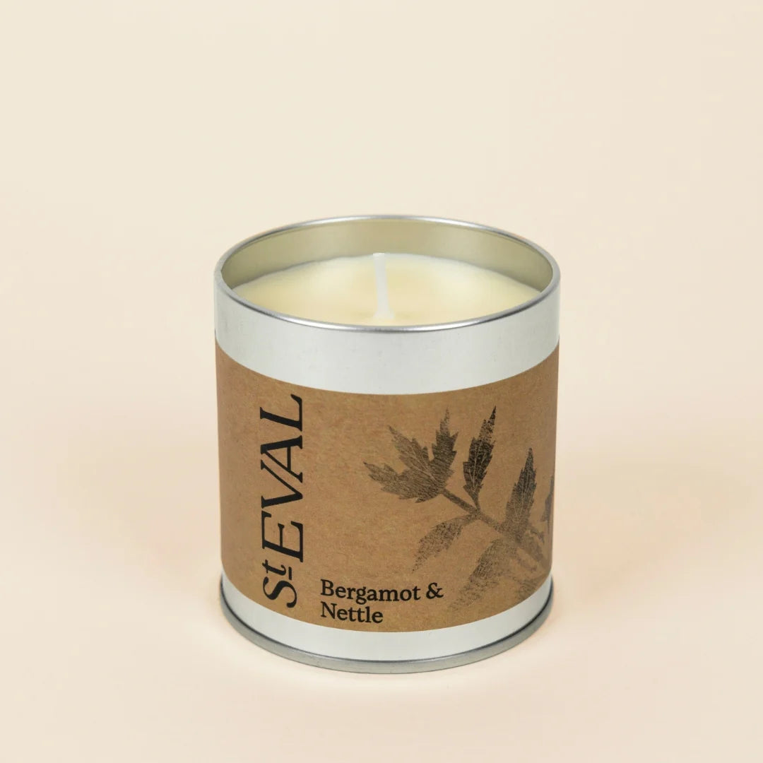 Heliotique | St. Eval Bergamot & Nettle Scented Tin Candle