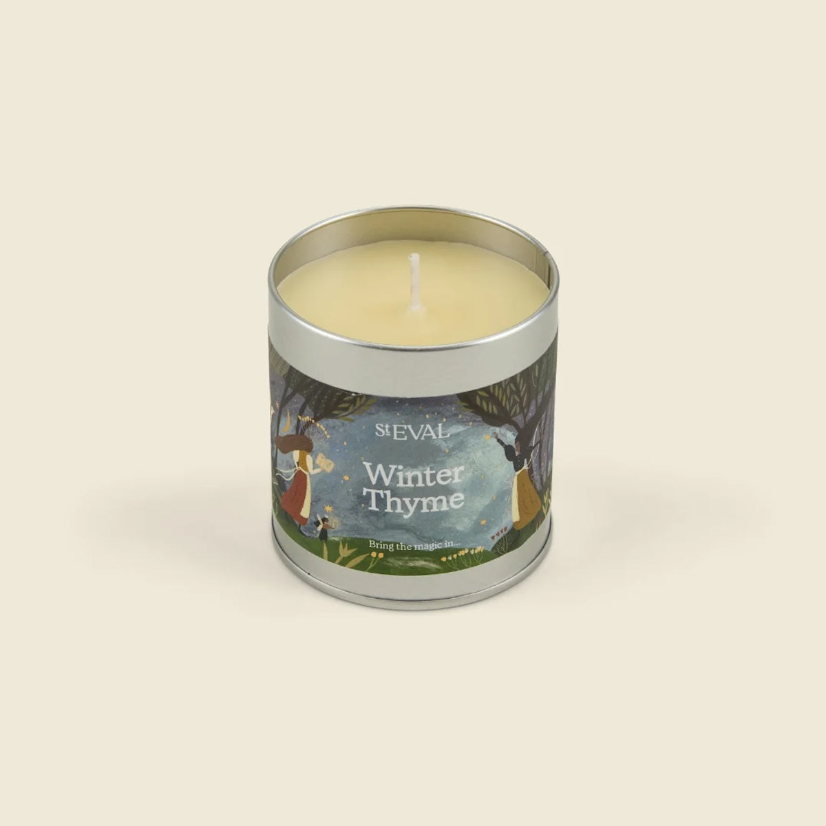 Winter Thyme Christmas Scented Tin Candle