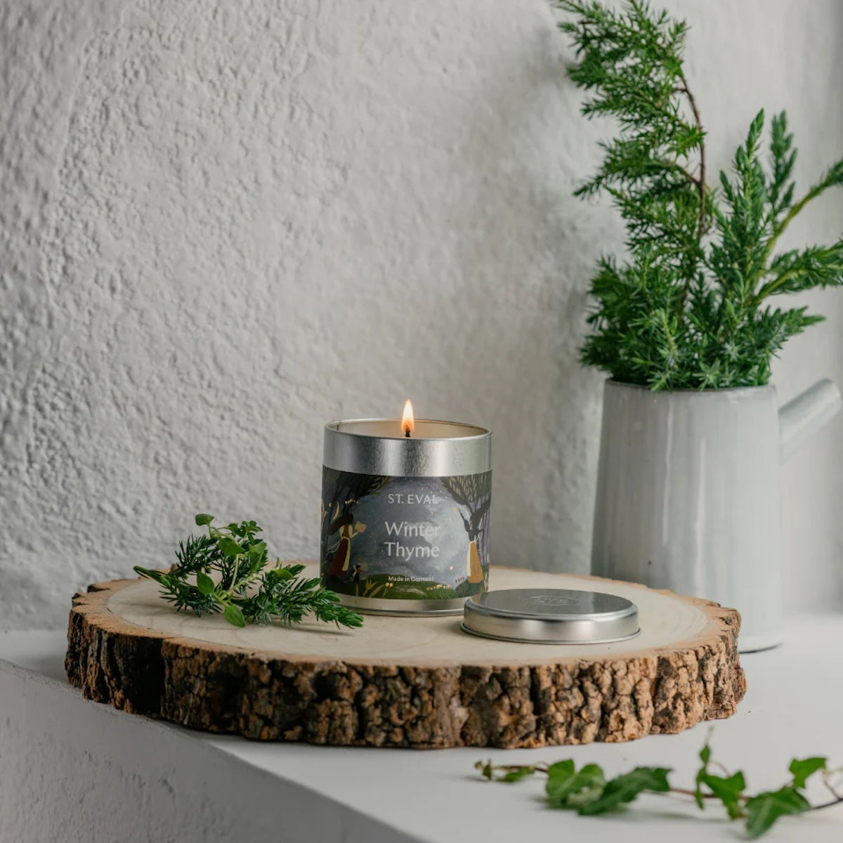 Heliotique Winter Thyme Christmas Scented Tin Candle