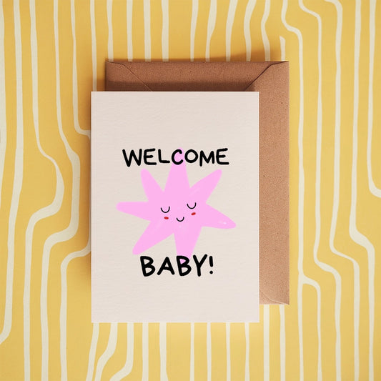 Heliotique Welcome New Baby Card