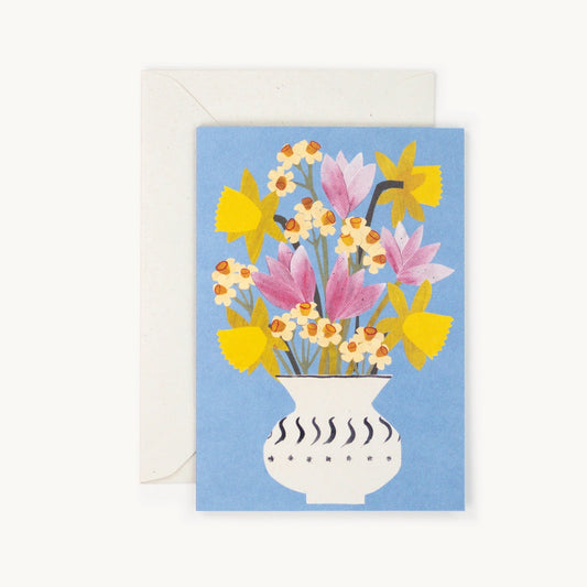 Heliotique Spring Flowers Card