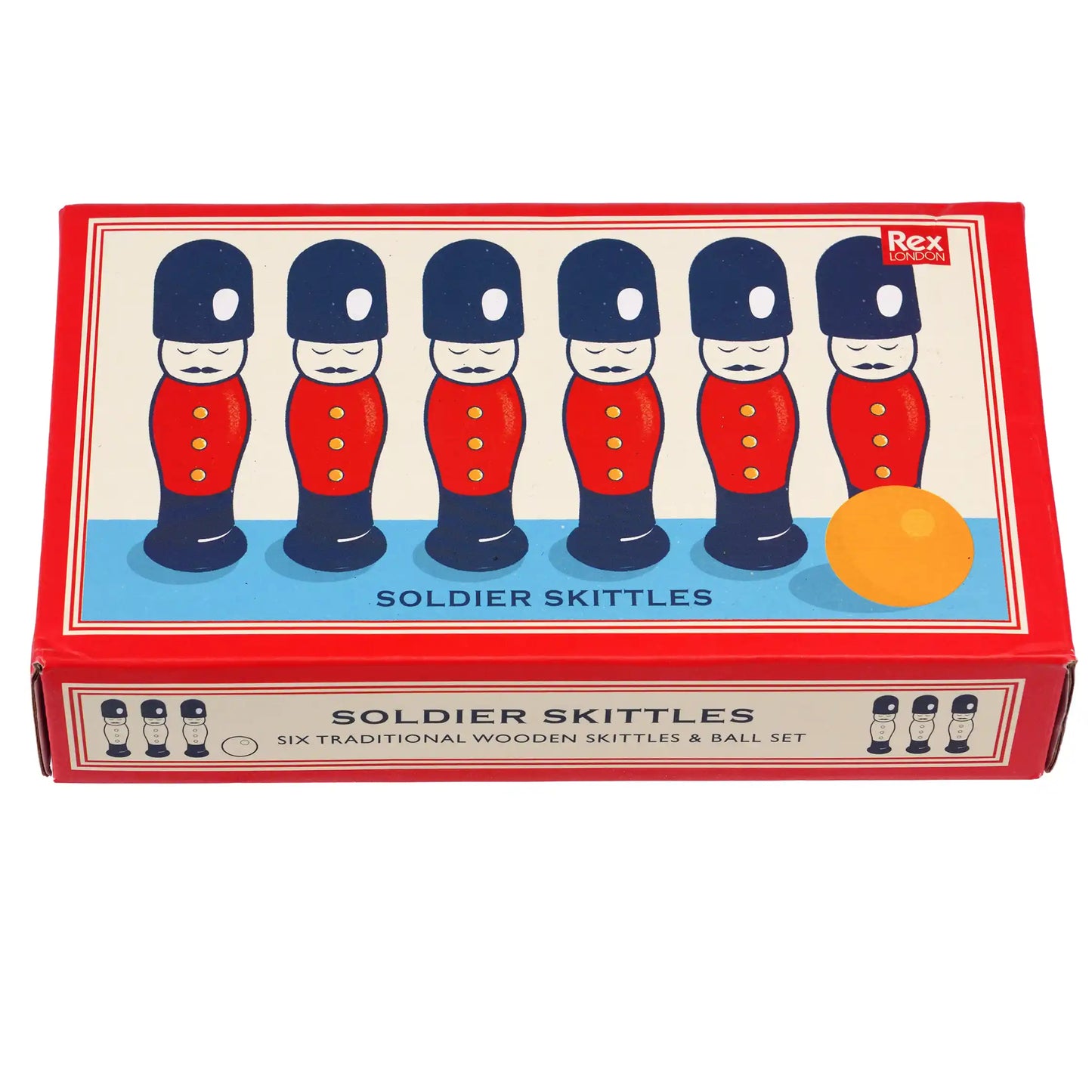 Heliotique | Rex London Soldier Skittles Wooden Toy