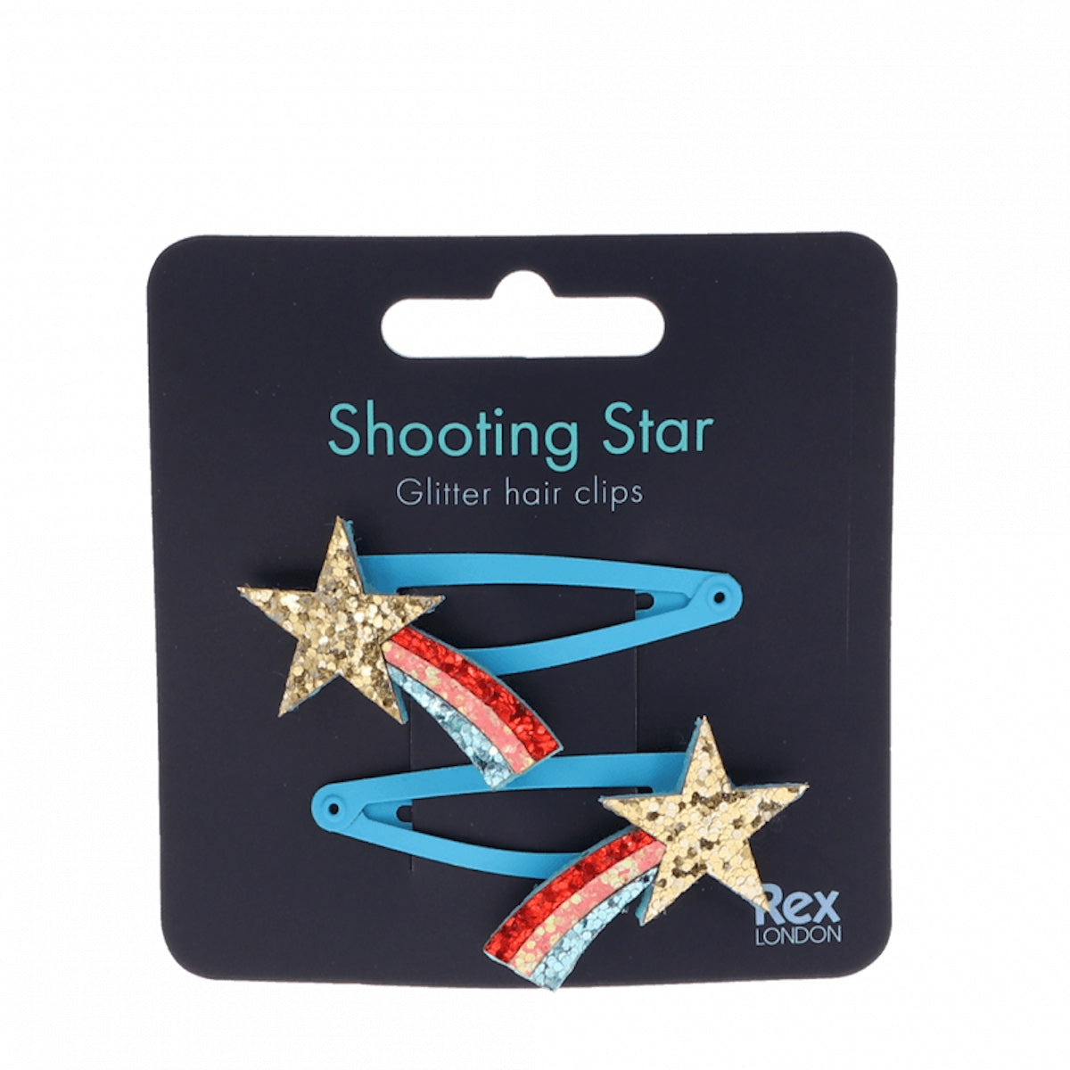 Heliotique Glitter Hair Clips - Shooting Stars