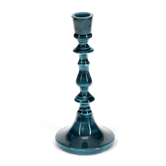 Heliotique | Rex London Enamel Candlestick - Blue